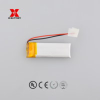Batterie personnalisée à semi-conducteurs JP401438 200mAh 0.74Wh 3.7V 4x14x38mm 500 cycles Garantie 12 mois pour dispositif médical