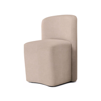 Chaise de salle à manger en bois en gros, fauteuil, mobilier de salle à manger, structure en bois massif naturel, mousse haute densité, chaise individuelle pour banquet et hôtel