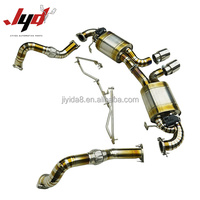 Tuyaux d'échappement en titane pour Porsche Cayman 981, échappement Porsche 981, échappement Porsche Cayman 981 2.7/3.4, échappement Porsche 981 Cayman