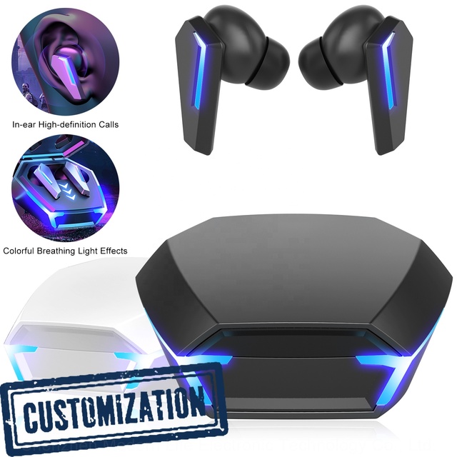 M10 Gaming Wireless in Ear Earphones HIFI Stereo Surround Sound Music Earbuds with Gaming and Music Dual Modes and HD Mics Call