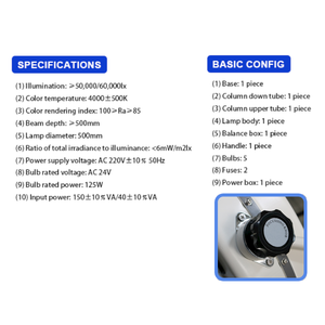 Keling <span class=keywords><strong>kl05l</strong></span> kiểm tra Trần y tế ánh sáng phẫu thuật nha khoa <span class=keywords><strong>shadowless</strong></span> đèn cho hoạt động chiếu sáng - Product Image 5