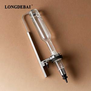 Commercio all'ingrosso personalizzato da parete 375ml 500ml 750ml singolo profumo Bar Set Dispenser <span class=keywords><strong>di</strong></span> <span class=keywords><strong>bottiglie</strong></span> <span class=keywords><strong>di</strong></span> <span class=keywords><strong>vetro</strong></span> con scala <span class=keywords><strong>e</strong></span> supporto - Product Image 1