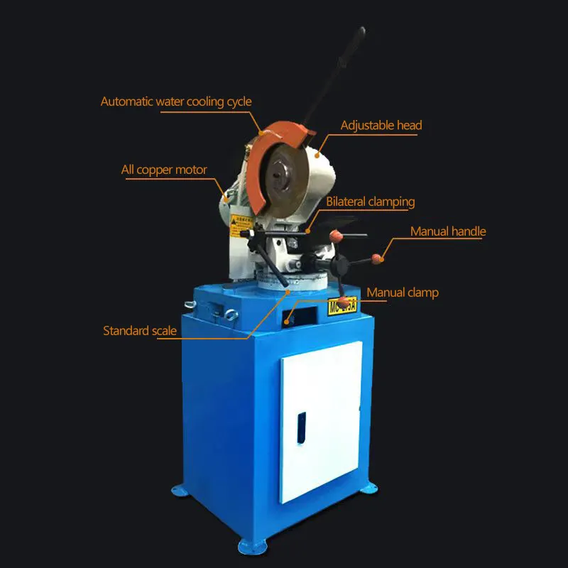 MC-275A tagliatrice automatica per tubi in acciaio inossidabile senza sbavature in metallo con funzionamento manuale a caratteristiche smussate