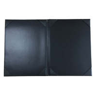 Porta Diplomas de Cuero Rojo de Lujo de Doble Cara con Logotipo Personalizado, Carpeta de Documentos A4