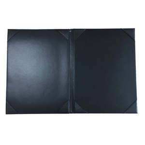 Porta Diplomas de Cuero Rojo de Lujo de Doble Cara con Logotipo Personalizado, Carpeta de Documentos A4 - Product Image 2