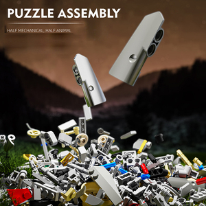 MJI 13087 dragón mecánico tiranosaurio creativo ensamblar modelo de bloque niños rompecabezas educativo juego de bloques de construcción de plástico - Product Image 3