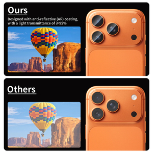 كاميرا تغطية كاملة AR-ro Max لهاتف iPhone 17 16 15 Plus من الزجاج المقسى - Product Image 6