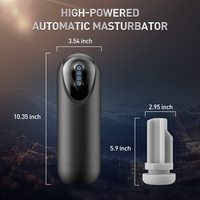 Nouveaux masturbateurs masculins de poussée 3 en 1 d'origine avec 4 succion poussée 10 Vibrations électrique poche chatte mâle Stroker jouet