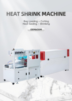 Máquina de Embalaje y Envoltura Automática, Máquina Envolvedora Retráctil, Selladora en L para Cajas, Máquina de Envoltura Termoencogible para Cartones