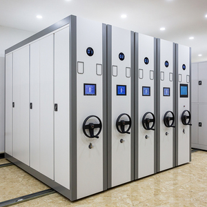 Étagères mobiles d'archives étagères mobiles manuelles à double face systèmes <span class=keywords><strong>de</strong></span> rayonnage <span class=keywords><strong>de</strong></span> stockage armoires denses - Product Image 3