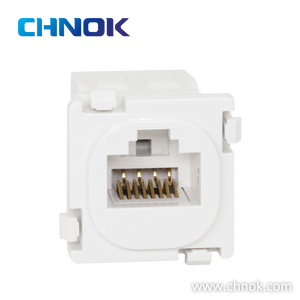 Módulo Keystone RJ45 UTP Tipo Australiano DP-KJ-8135 Cat6A 8P8C 180 Graus Branco para <span class=keywords><strong>Patch</strong></span> Panel 6m Banhado a Ouro 568A/568B - Product Image 2