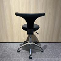 Fauteuil de dentiste ergonomique de luxe en cuir polyuréthane, tabouret réglable en hauteur, pivotant, pour bureau, salon, bar, caissier, avec roulettes