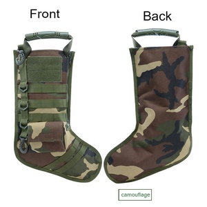 Bolsas de medias navideñas de camuflaje creativas Medias navideñas tácticas con equipo Molle - Product Image 6
