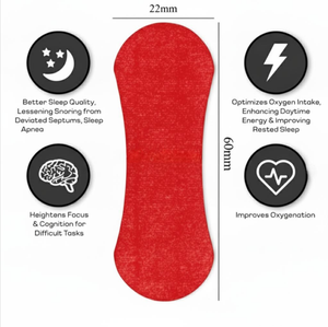 超強力低刺激性不織布/PE製 痛くない除去 カスタムロゴ入り アスレチック/スポーツ用 鼻腔拡張テープ いびき防止 - Product Image 2