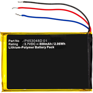 แบตเตอรี่ทดแทนลิเธียมโพลิเมอร์ 3.7V สำหรับ <span class=keywords><strong>JBL</strong></span> P453048D 01Clip 2 รุ่นพิเศษ, <span class=keywords><strong>Clip</strong></span> Plus - Product Image 2