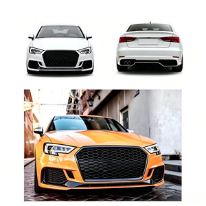 Kit de conversion complet de carrosserie pour <span class=keywords><strong>Audi</strong></span> <span class=keywords><strong>A3</strong></span> 8V berline 2013-2016 à 2017-2019, style RS3, transformation de l'ancien au nouveau modèle - Product Image 2
