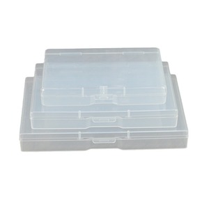 Transparent Rectangular Plastic Storage <b>Box</b> <b>Small</b> Desktop Organizer For Hardware Parts And Cards Dustproof Packaging Case - Product Image 5
