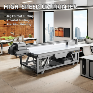 <span class=keywords><strong>Imprimante</strong></span> à jet d'encre UV haute vitesse pour grand <span class=keywords><strong>format</strong></span> Ricoh Gen5 Gen5i I3200u 2513 LED à plat pour usage domestique sur verre métal plastique - Product Image 3