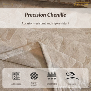Housse <span class=keywords><strong>de</strong></span> canapé DL à motif floral, antidérapante, anti-griffures <span class=keywords><strong>de</strong></span> chat, universelle, une seule pièce - Product Image 2