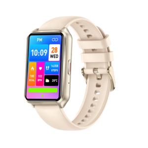 1.57 pouces écran montre intelligente surveillance de la santé des femmes appel BT IP67 étanche assistant vocal sport Smartwatch pour hommes - Product Image 1
