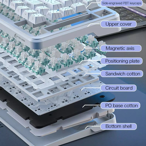 Tấn Công Cá Mập X82Pro Ông Chuyển Đổi Từ Tính Nhanh Chóng Kích Hoạt Bàn Phím 75% Chơi Game Không Dây Bàn Phím Với 8000 Hz Tỷ Lệ bỏ phiếu - Product Image 6