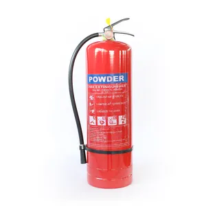 HT-MFZL12 Trocken pulver Feuerlöscher 12KG Stahl zylinder Messing Manometer Schwarz Hebel Export Standard CE-Zertifikat