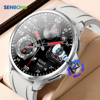 Montre Connectée SENBONO H99 pour Hommes avec GPS, Caméra, Emplacement pour Carte SIM, WiFi, Suivi de la Santé, Stockage Interne de 32 Go, Montre Intelligente 4G Android