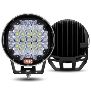 Faro Redondo de 9 Pulgadas para Automóvil, Luces LED de 185w, Luces LED de Alta Luminosidad de 6000k, Faros Delanteros Todoterreno para Jeeps Wranglers JL JK - Product Image 3