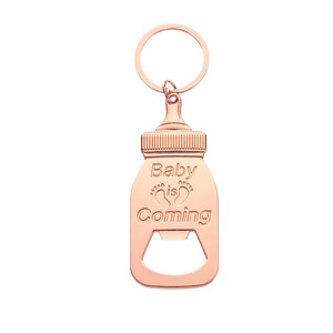 Llavero abridor de botellas de aleación de zinc, regalo para bebé, abridor de botellas portátil para recuerdos de fiesta de baby shower - Product Image 4