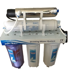 Filtro de agua/purificador de agua para uso doméstico y hotelero Manual de 5 etapas con encimera de grifo inteligente UV para uso debajo del fregadero - Product Image 3