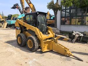 รถตักล้อยางขนาดเล็ก CAT246C นำเข้าจากญี่ปุ่นแท้ พร้อมปั๊มไฮดรอลิกคาวาซากิ - Product Image 6