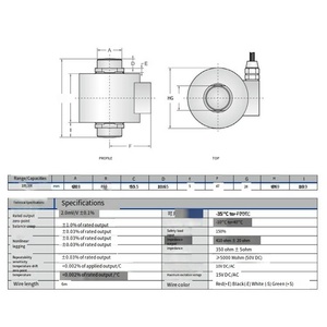 Sensor de pesaje VEIDT para básculas de materiales de transporte American Transcell CD-5t, CD-10t, CD-20t, CD-30t - Product Image 4
