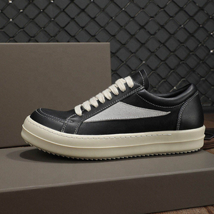 R0 2025 Nuove <span class=keywords><strong>Scarpe</strong></span> da Passeggio Uomo di Tendenza, <span class=keywords><strong>Scarpe</strong></span> Casual di Lusso Basse alla Moda, <span class=keywords><strong>Scarpe</strong></span> Sportive Uomo Nere con Lacci Rickks - Product Image 3