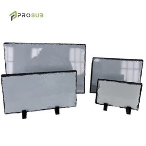 Prosub 12*22cm persegi panjang disesuaikan cetak Logo kosong batu sublimasi Slate bingkai foto - Product Image 6