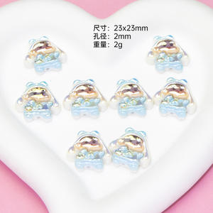 Venta al por mayor personalizado lindo disfraz de dibujos animados hecho a mano DIY resina encantos para crema pegamento teléfono caso horquilla Accesorios Materiales - Product Image 5