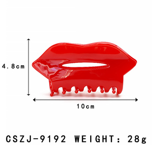 أسيتات كبيرة على شكل شفاه حمراء كبيرة على شكل شفاه على طراز ياباني من YIYI ، وسيدات كورية - Product Image 2