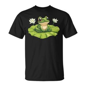 Maglietta premium Kawaii Frog Lily Pad - Product Image 1