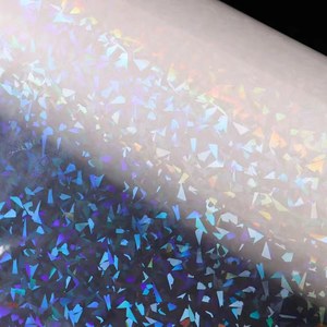Nhà Máy Giá 3 inch trong suốt cầu vồng Holographic nhiệt cán phim Hologram ướt cán phim - Product Image 4