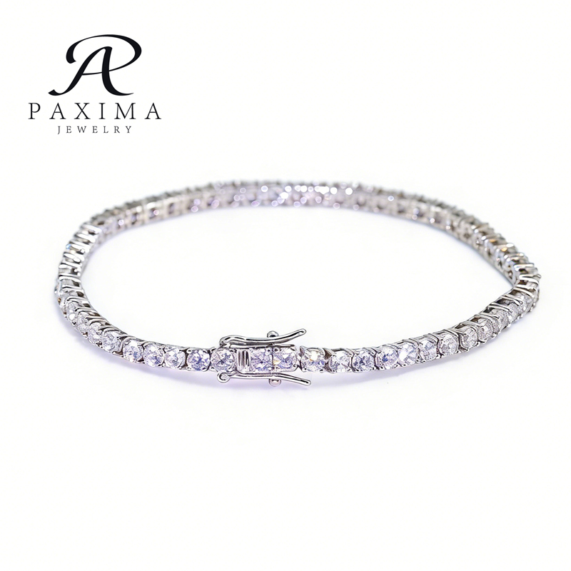 Solitaire Lab Grown Diamond Bracelet with