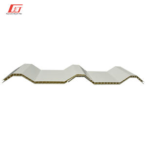 10 ans de garantie à vie bonne isolation phonique matériau de toit PVC alvéolaire creux 10mm tuile de <span class=keywords><strong>toiture</strong></span> - Product Image 2