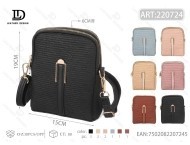 Borsa a tracolla per telefono in PU, design semplice con cinturino per telefono, per donna - Product Image 1