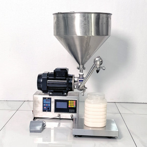 Machines de remplissage de liquides à haute viscosité pour sauces, cosmétiques, crèmes, onguents, pâtes, peintures, confitures et bouteilles - Product Image 1