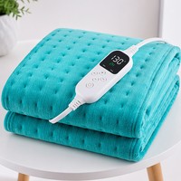 Coussin chauffant électrique double face 30*60cm, chauffe rapidement, protection contre la surchauffe, lavable en machine, certifié CE