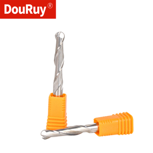 डरूई ठोस कार्बाइड 2-फ्लैट बॉल नाक एंड मिल, लकड़ी के लिए 3 डी नक्काशी और मोल्डिंग - Product Image 3