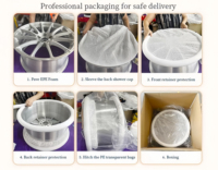 Roues à rayons forgées 24, 26, 28, 30 pouces