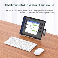 Adaptateur OTG 3 en 1 adapté au type C pour téléphones mobiles et tablettes Android