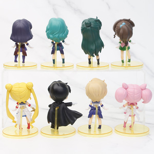 Set de 8 Figuras de Acción de YMJ de Pretty Soldier Sailor Moon, Mini Figuras de Anime en PVC - Product Image 3