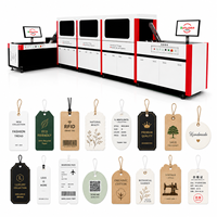 Machine d'impression numérique d'étiquettes volantes pour vêtements, étiquettes de prix, cartes, billets avec code-barres, code QR et impression de données variables