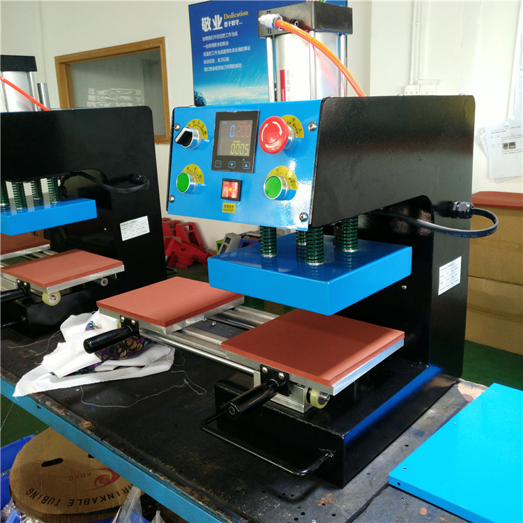 CE Certificated MINI Pneumatic Heat Press Machine logo Leather Embossed Label Printing Machine · image 5