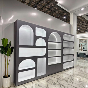 Biểu Tượng Tùy Chỉnh Mỹ Phẩm Hiển Thị Kệ Giá Cho Cửa Hàng Bán Lẻ Sharewin Kim Loại Vẻ Đẹp Salon Cho <span class=keywords><strong>Showcase</strong></span> Thiết Kế Nội Thất - Product Image 1